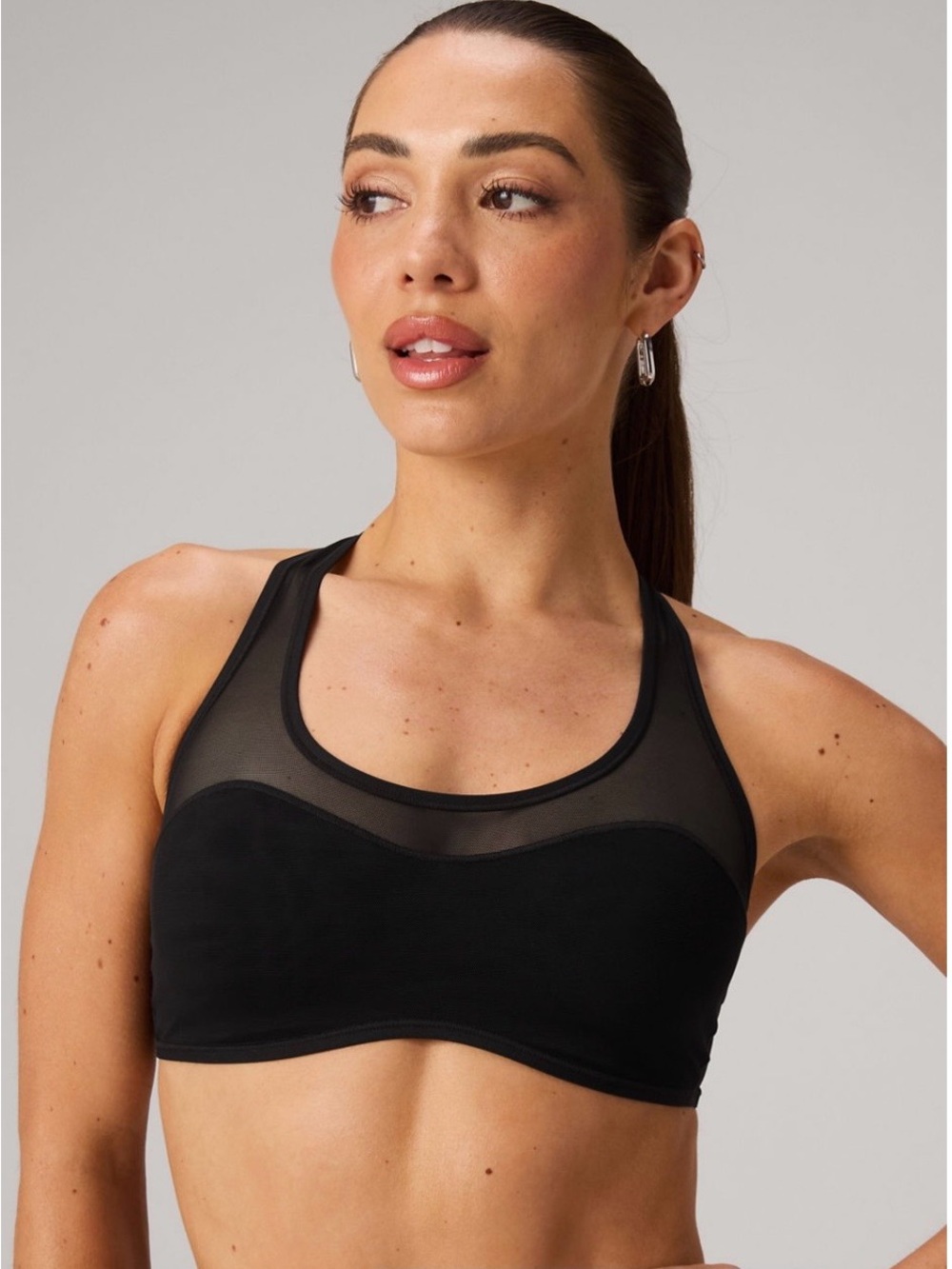 Mesh Low Impact Bralette Size L